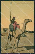 Yemen Aden Somali Camel Rider Ethnic Types postcard XP3443 – fronte