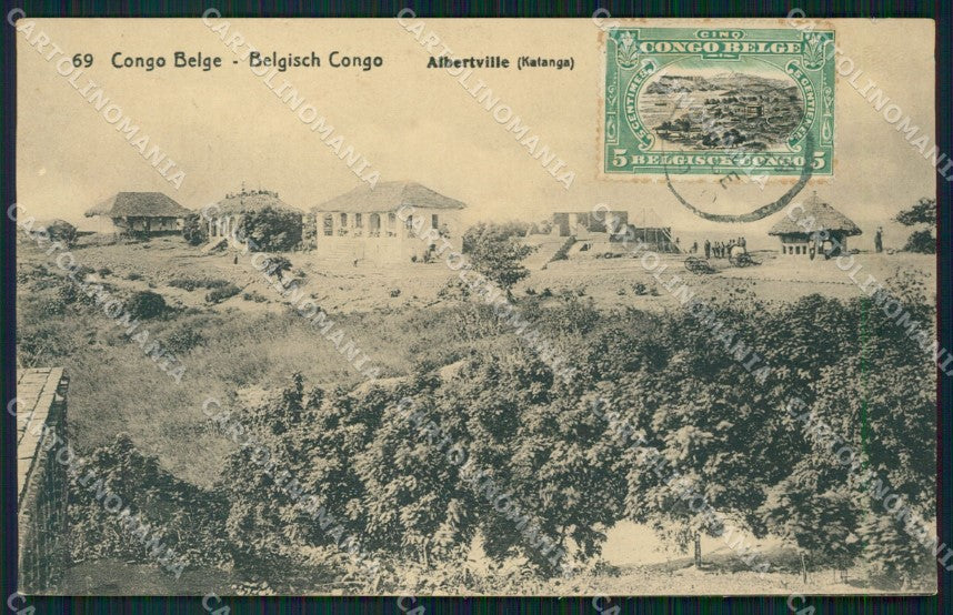 Congo Belge Kalemie Albertville Katanga postcard XP3464 – fronte