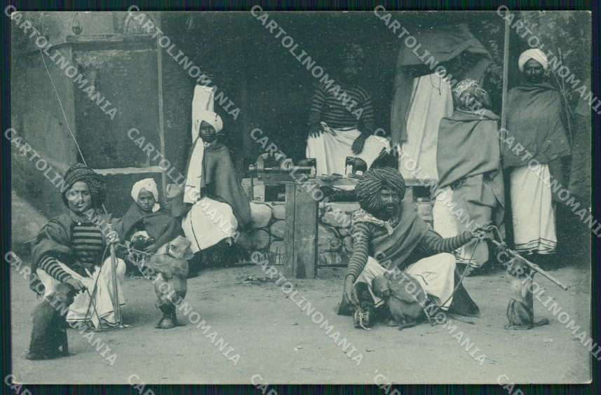 India Ethnic Types Monkey Man postcard XP3482 – fronte