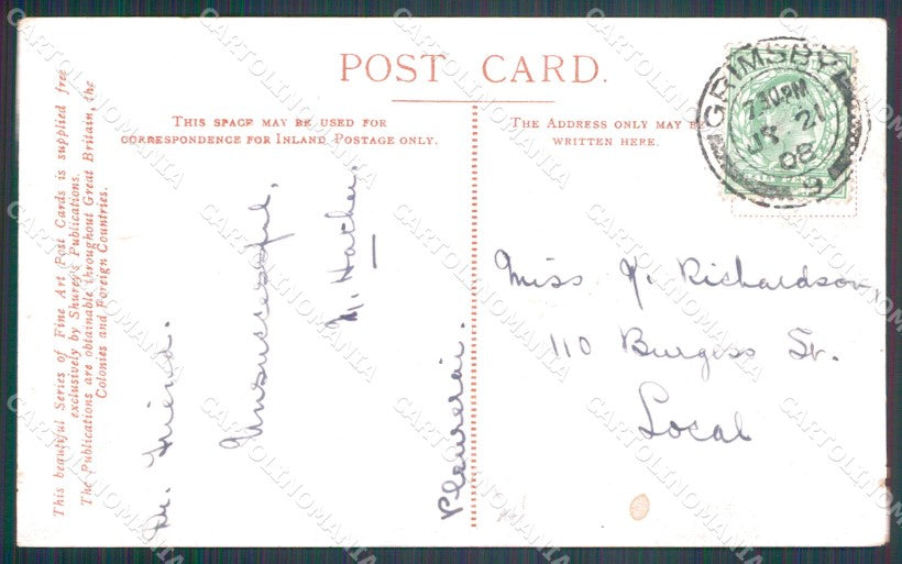 India Elephant postcard XP3506 – retro