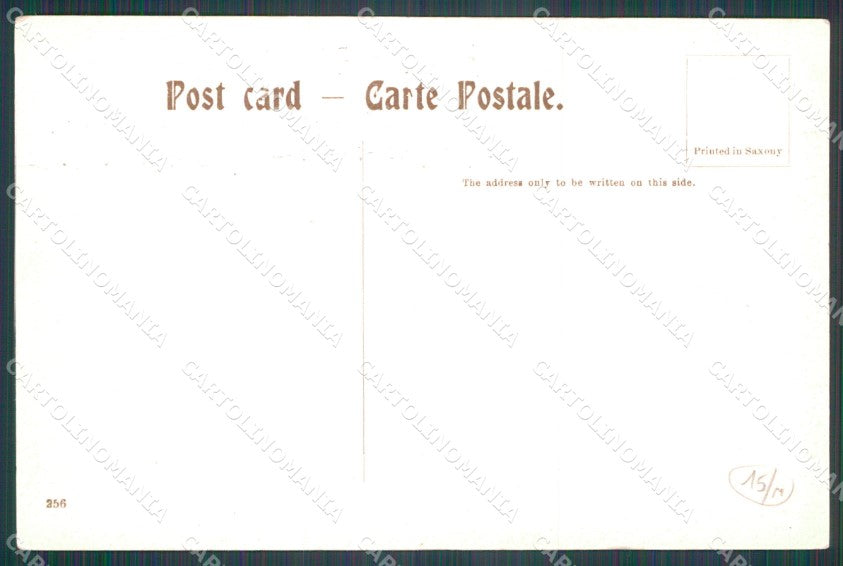 India Elephant Stacking Timber postcard XP3510 – retro