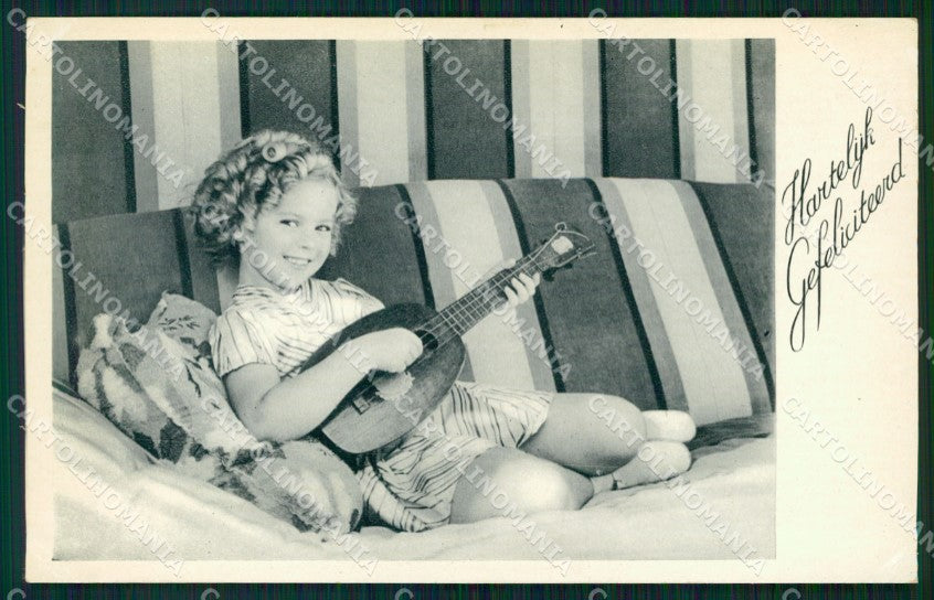 Movie Stars Shirley Temple Fox Film Make up AK cartolina XP6743 – fronte
