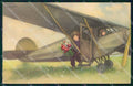 Artist Signed Hannes Petersen Children Airplane AK cartolina XP6758 – fronte