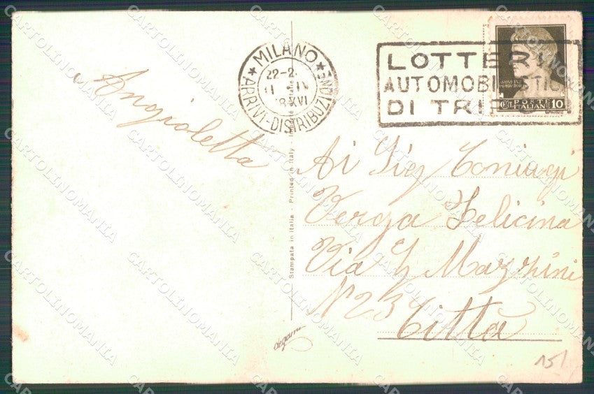 Artist Signed Hannes Petersen Pasqua Degami PIEGA AK cartolina XP6792 – retro