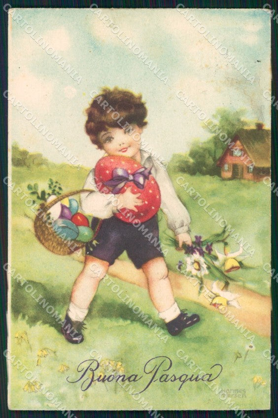 Artist Signed Hannes Petersen Pasqua Degami AK cartolina XP6793 – fronte