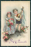 Artist Signed Hannes Petersen Children Degami AK cartolina XP6795 – fronte