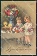 Artist Signed Hannes Petersen Children serie 4799 AK cartolina XP6796 – fronte