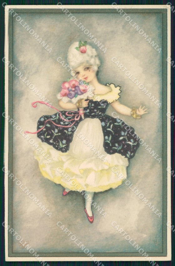 Artist Signed Hannes Petersen Child serie 2082 AK cartolina XP6819 – fronte
