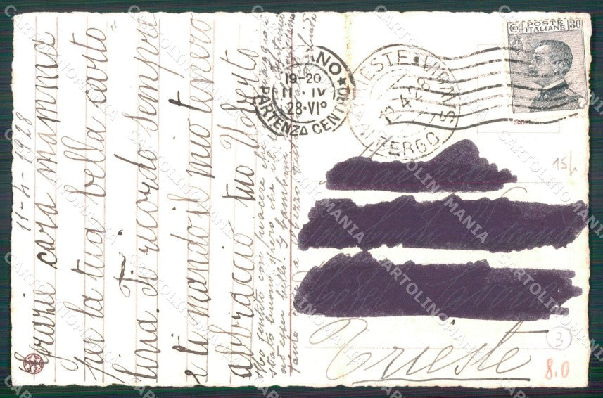 Artist Signed Hannes Petersen Child AK cartolina XP6827 – retro