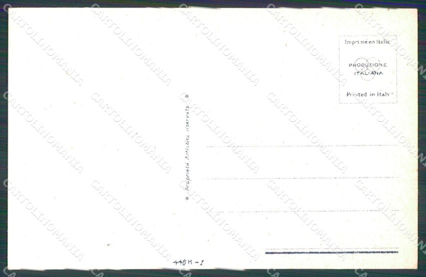 Artist Signed Sergio Bompard Romantic Couple serie 448M-1 AK cartolina XP6933 – retro