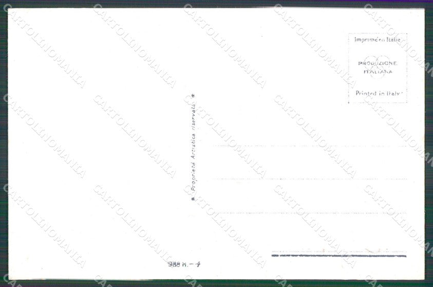 Artist Signed Sergio Bompard Romantic Couple serie 988M-4 AK cartolina XP6937 – retro