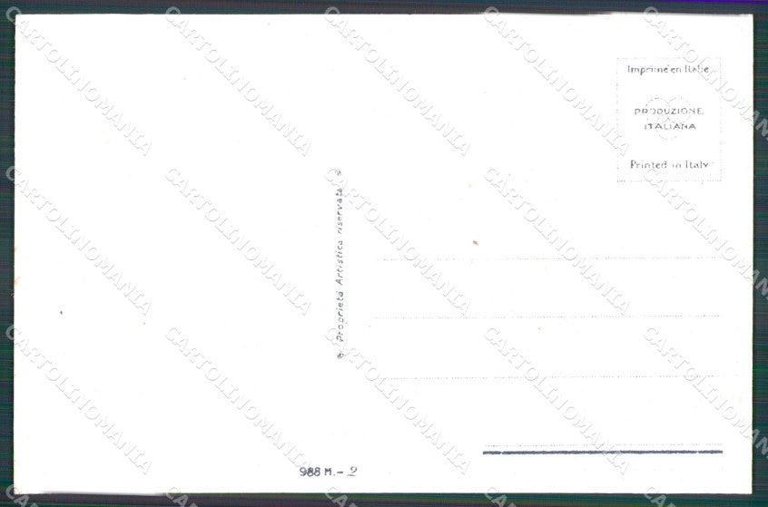 Artist Signed Sergio Bompard Romantic Couple serie 988M-2 AK cartolina XP6940 – retro
