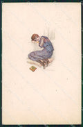 Artist Signed Bompard Glamour Lady serie 512-4 cartolina XP7023 – fronte