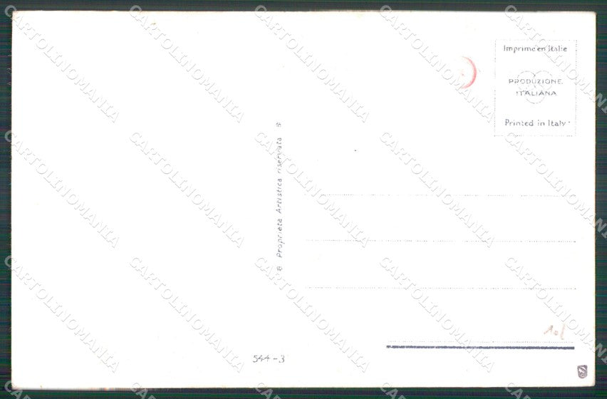 Artist Signed Bompard Romantic Couple serie 544-3 cartolina XP7049 – retro