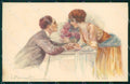 Artist Signed Bompard Romantic Couple serie 947-1 cartolina XP7092 – fronte