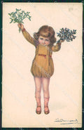 Artist Signed Bompard Child serie 909-4 cartolina XP7118 – fronte