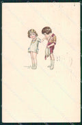 Artist Signed Bompard Children serie 533M-3 cartolina XP7148 – fronte