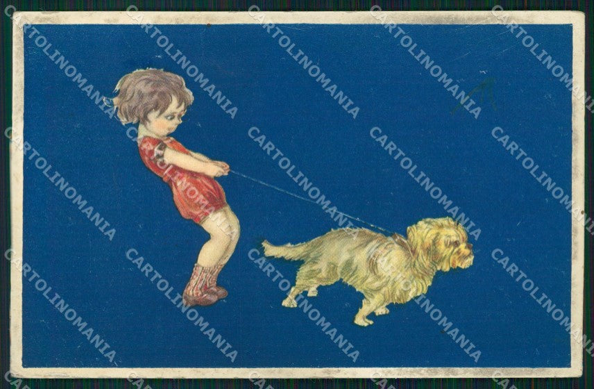 Artist Signed Bompard Child serie 15-1 cartolina XP7171 – fronte