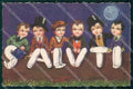 Artist Signed Sgrilli Children serie 2262 cartolina XP7175 – fronte