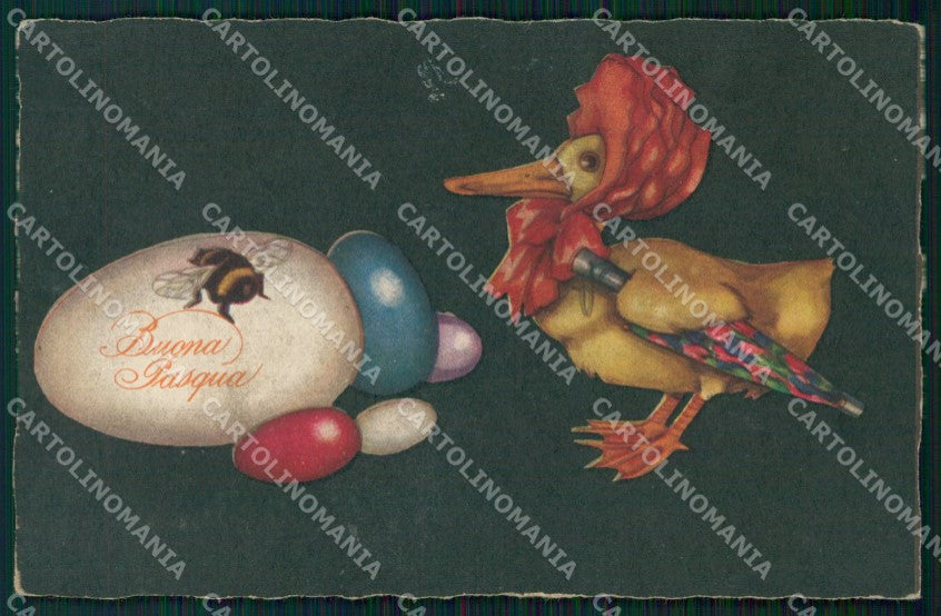 Artist Signed Sgrilli Pasqua serie 2015-3 cartolina XP7186 – fronte