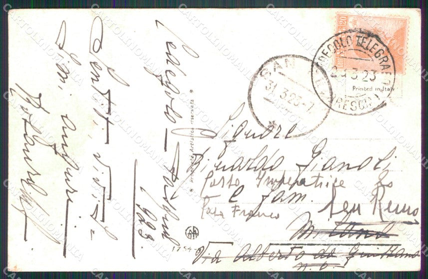 Artist Signed Sgrilli Pasqua serie 1754-3 cartolina XP7188 – retro