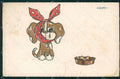 Artist Signed Sgrilli Dog serie 190-6 cartolina XP7193 – fronte
