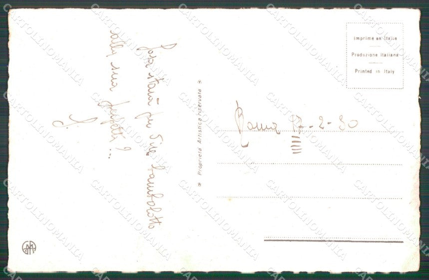 Artist Signed Sgrilli Children serie cartolina XP7251 – retro