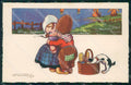 Artist Signed Sgrilli Olandesini Children serie 1848 cartolina XP7281 – fronte