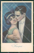 Artist Signed Nanni Romantic Couple serie 26B cartolina XP7301 – fronte