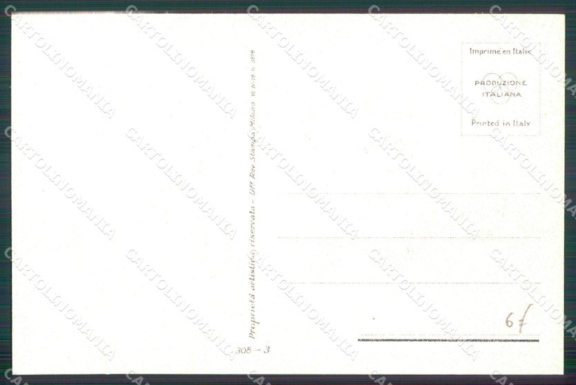 Artist Signed Nanni Glamour Fashion Lady serie 308-3 cartolina XP7308 – retro