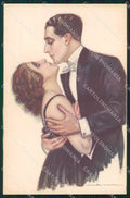 Artist Signed Nanni Romantic Couple serie 412-5 cartolina XP7314 – fronte