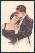Artist Signed Nanni Romantic Couple serie 412-4 cartolina XP7315 – fronte