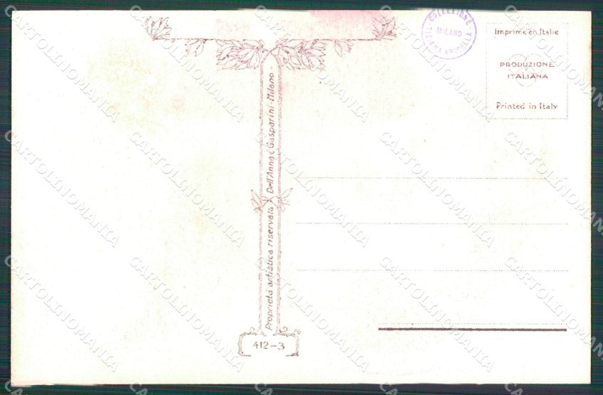 Artist Signed Nanni Romantic Couple serie 412-3 cartolina XP7319 – retro