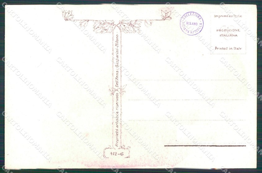 Artist Signed Nanni Romantic Couple serie 412-6 cartolina XP7321 – retro
