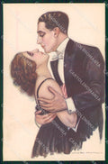 Artist Signed Nanni Romantic Couple serie 412-5 cartolina XP7322 – fronte