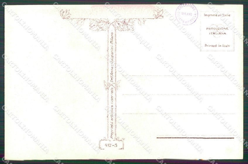 Artist Signed Nanni Romantic Couple serie 412-5 cartolina XP7322 – retro
