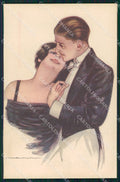 Artist Signed Nanni Romantic Couple serie 412-4 cartolina XP7324 – fronte