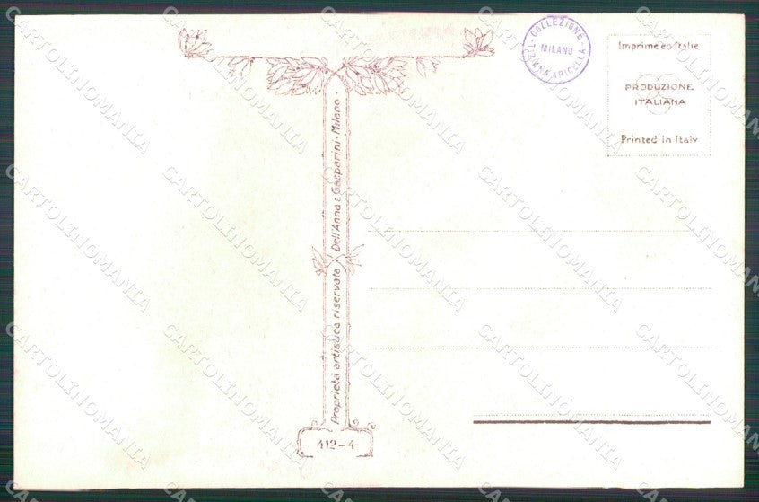Artist Signed Nanni Romantic Couple serie 412-4 cartolina XP7324 – retro