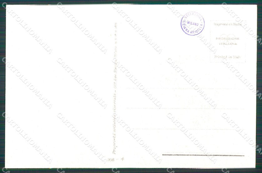 Artist Signed Nanni Glamour Fashion Lady serie 308-4 cartolina XP7378 – retro