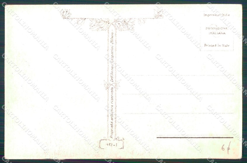 Artist Signed Nanni Romantic couple serie 412-1 cartolina XP7435 – retro
