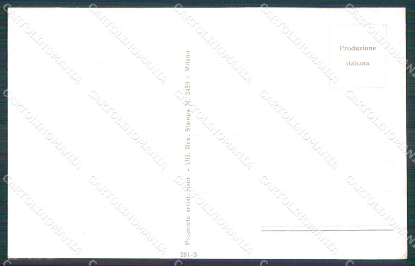 Artist Signed Corbella Glamour Fashion Lady serie 281-3 cartolina XP7447 – retro