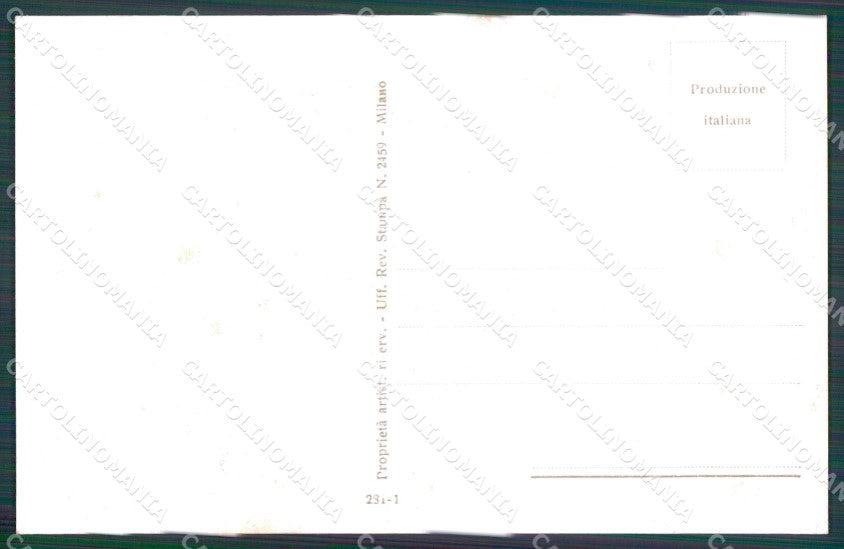 Artist Signed Corbella Glamour Fashion Lady serie 281-1 cartolina XP7448 – retro