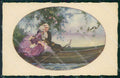 Artist Signed Corbella Venetian Romantic Couple Degami 694 cartolina XP7452 – fronte