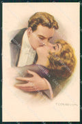 Artist Signed Corbella Kiss Romantic Couple serie 162-3 cartolina XP7466 – fronte