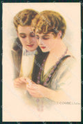 Artist Signed Corbella Romantic Couple serie 162-1 cartolina XP7471 – fronte