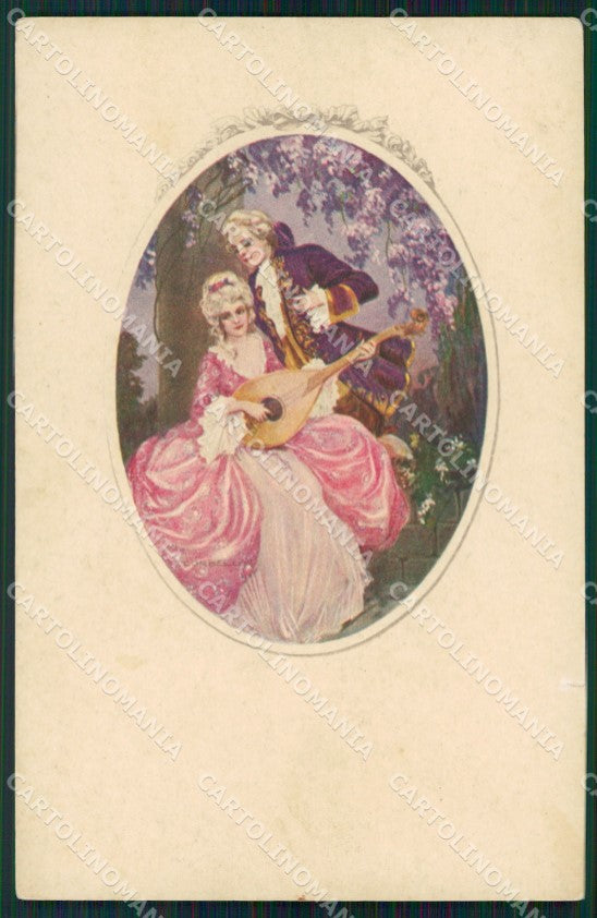 Artist Signed Corbella Venetian Couple Degami 896 cartolina XP7544 – fronte