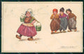 Artist Signed Mauzan Olandesini Dutch Child serie 511-5 cartolina XP7561 – fronte