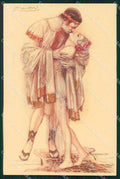 Artist Signed Mauzan Romantic Couple serie 248-3 cartolina XP7577 – fronte