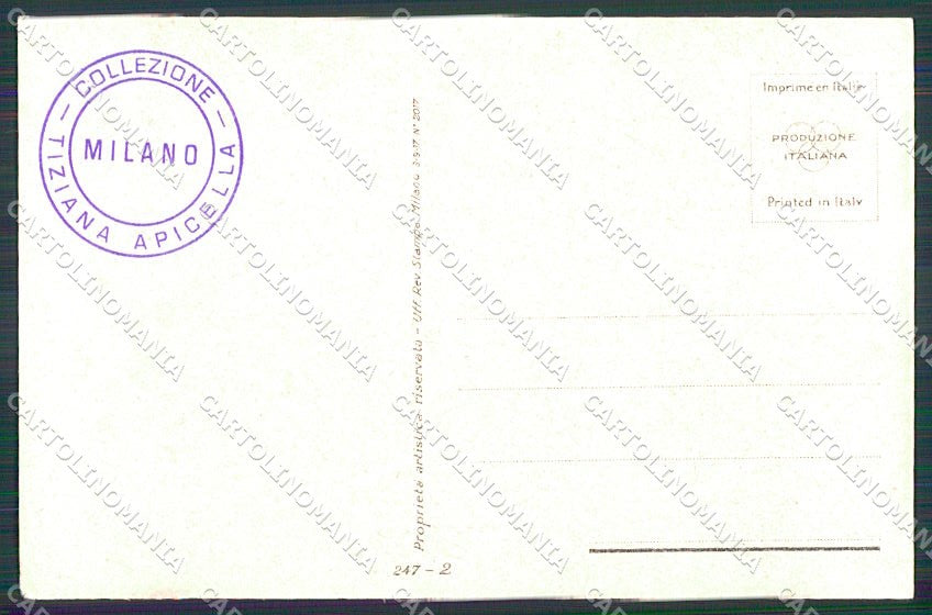 Artist Signed Mauzan Glamour Fashion Lady serie 247-2 cartolina XP7645 – retro