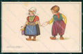 Artist Signed MauzanOlandesini Dutch Child serie 511-1 cartolina XP7653 – fronte